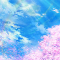 言情唯美片段--<四月樱花>