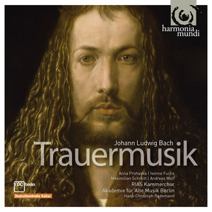 Anna Prohaska&Ivonne Fuchs&Maximilian Schmitt&Andreas Wolf&RIAS Kammerchor《Trauermusik, Secunda Pars: 16a. Aria mit Choral (Tenor) "Jerusalem, ich tu verlangen" - 16b. Aria (Bass) "Dann werd ich Halleluja singen" - 16c. Tutti "Halleluja"》[MP3_LRC]