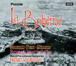 Elizabeth Harwood&Luciano Pavarotti&Rolando Panerai&Nicolai Ghiaurov&Gianni Maffeo&Berliner Philharmoniker&Herbert von Karajan《"C'è Mimì..."》[MP3_LRC]