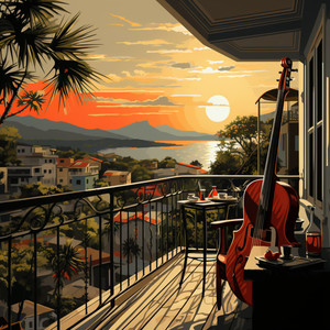 Orquesta de jazz de cena de lujo suave&Café Jazz Trio Japón&Manifestación del sueño - Jazz En Un Ambiente Iluminado Por La Luna En El Balcón