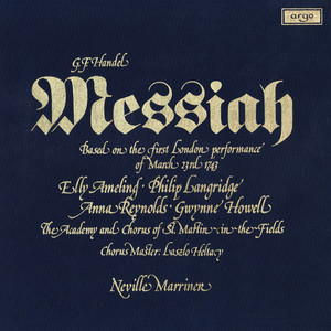 Academy of St Martin in the Fields Chorus&Academy of St Martin in the Fields&Neville Marriner《No. 21, Chorus. His Yoke Is Easy and His Burthen Is Light》[MP3_LRC]