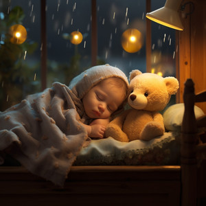 Contacto Binaural&Llover fuerte&Canciones relajantes para bebés durmiendo - Ritmos Binaurales Para El Descanso Pacífico Del Bebé