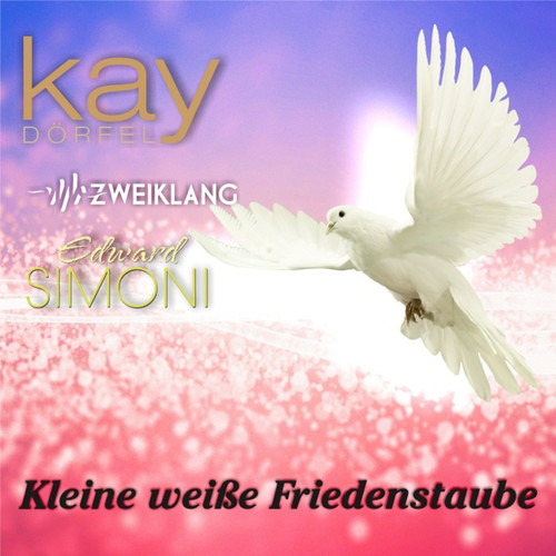 Kleine weiße Friedenstaube
