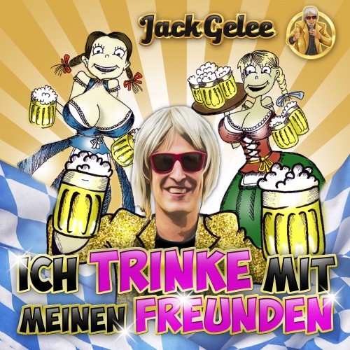 Ich trinke mit meinen Freunden