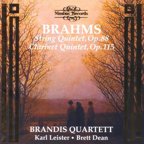 Brahms, String Quintet, Op 88, Clarinet Quintet,Op 115