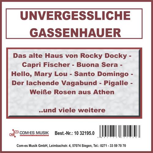 Unvergessliche Gassenhauer