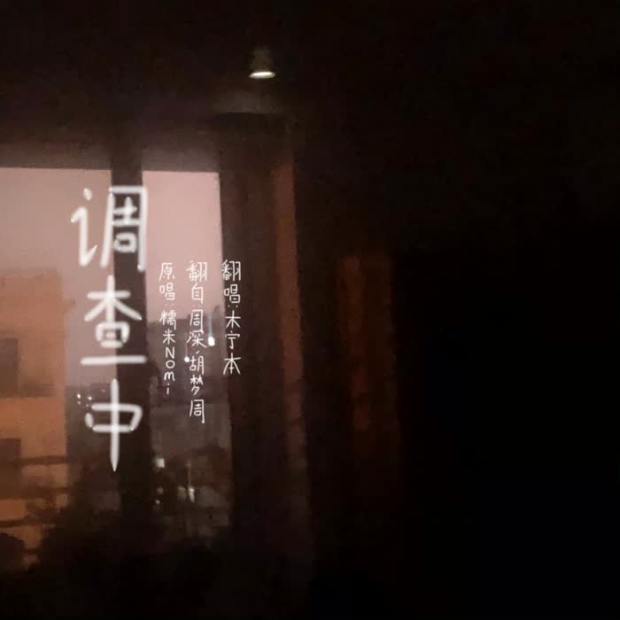 调查中（翻自：周深、胡梦周）