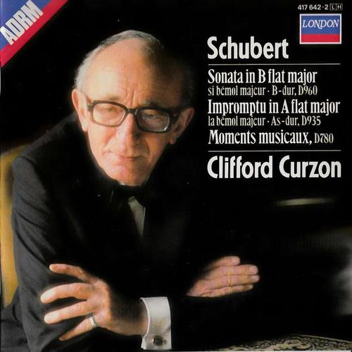 Schubert: Sonata in B flat major; Impromptu in A flat major; Moments musicaux, D. 780