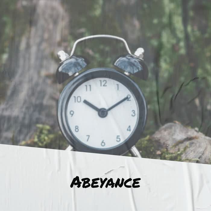 Abeyance