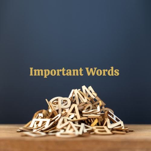 Important Words