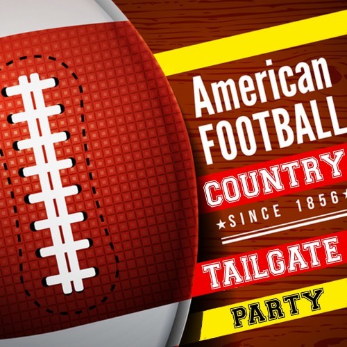 American Football Country Tailgate Party