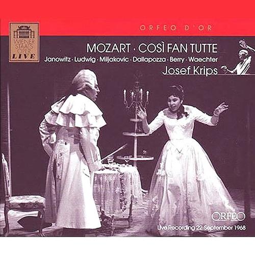 MOZART, W.A.: Così fan tutte (Opera) [Janowitz, Ludwig, Miljakovic, Dallapozza, Berry, Waechter, Vienna State Opera Chorus and Orchesra, J. Krips]