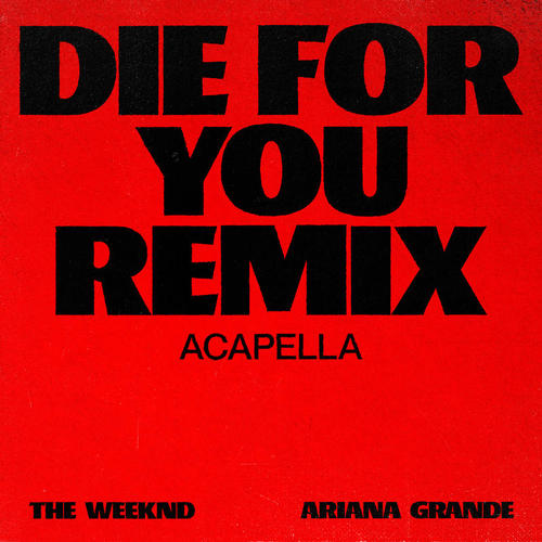 Die For You (Remix Acapella)