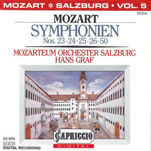 MOZART, W.A.: Symphonies, Vol. 5 (Salzburg Mozarteum Orchestra, Graf) - Nos. 23, 24, 25, 26 and 50