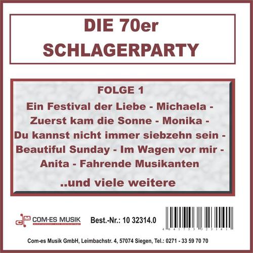 Die 70er Schlagerparty, Folge 1