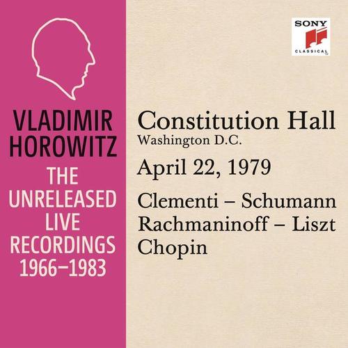 Vladimir Horowitz in Recital at Constitution Hall, Washington D. C., April 22, 1979