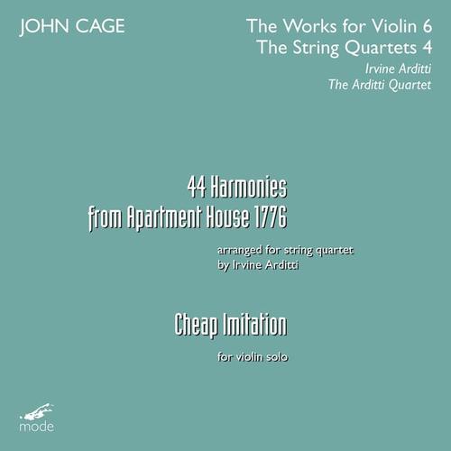 CAGE, J.: Edition, Vol. 33 - Violin Works, Vol. 6 / String Quartets, Vol. 4 (I. Arditti, Arditti Quartet)