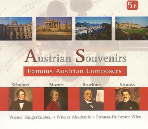 FAMOUS AUSTRIAN COMPOSERS - STRAUSS / MOZART, W.A. / SCHUBERT, F. / BEETHOVEN, L. van / HAYDN, F.J. / HAYDN, M. / ALBRECHTSBERGER, J.G.