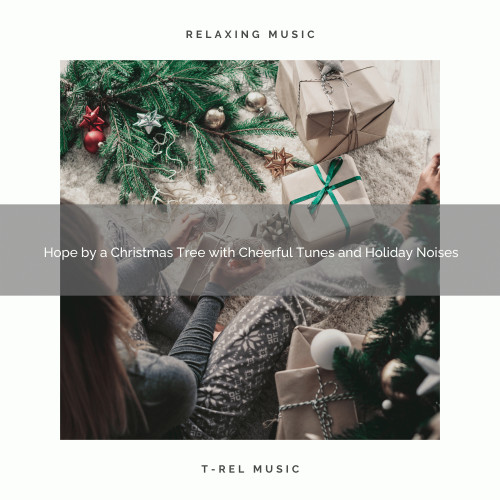 Hope by a Christmas Tree with Cheerful Tunes and Holiday Noises