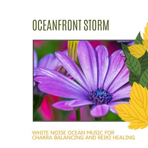 Oceanfront Storm - White Noise Ocean Music for Chakra Balancing and Reiki Healing