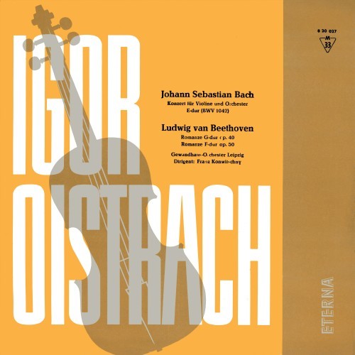 Bach: Konzert für Violine und Orchester No. 2 / Romanzen für Violine und Orchester No. 1 & 2