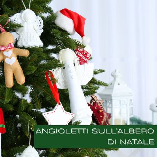 Angioletti Sull'albero Di Natale