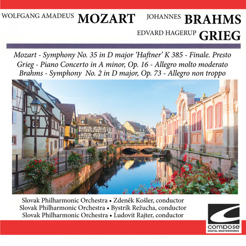 Wolfgang Amadeus Mozart, Edvard Hagerup Grieg, Johannes Brahms