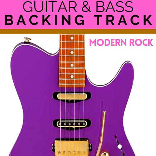 Violet Modern Rock Guitar Backing Track C# minor 97 Bpm