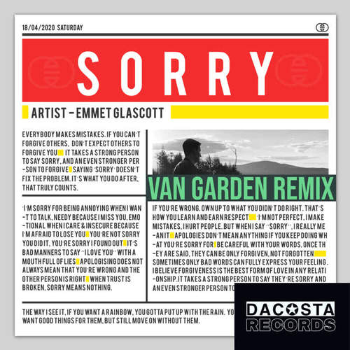 Sorry (Van Garden Remix)