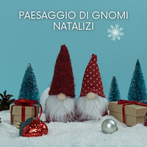 Paesaggio Di Gnomi Natalizi