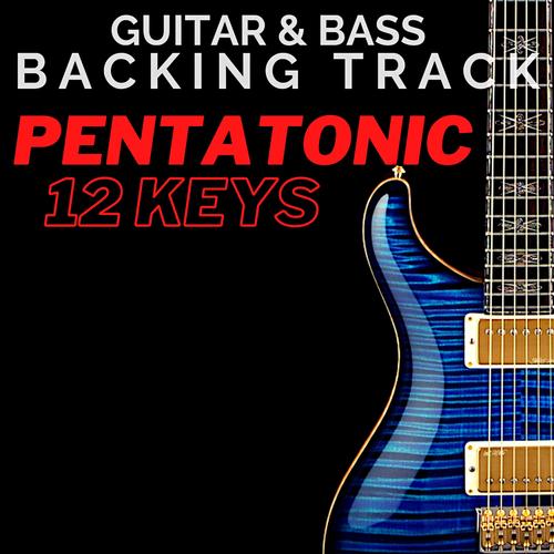 12 Keys Pentatonic Jam Rock Guitar Backing Track