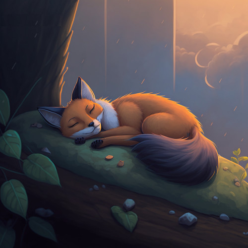 Sleeping Fox