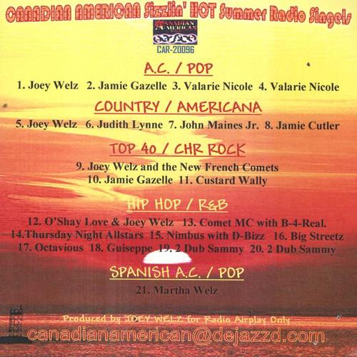 Canadian American Sizzlin' Hot Summer Radio Singles