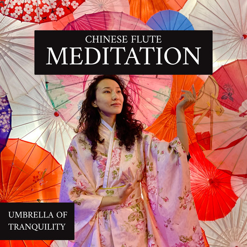 Umbrella of Tranquility: Beautiful Chinese Flute Meditation Music with Calming Rain Background, Bring Asian Balance to Live