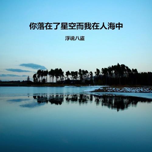 你落在了星空而我在人海中