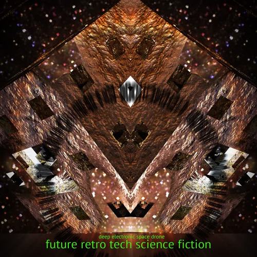 Future Retro Tech Science Fiction - Deep Electronic Space Drone