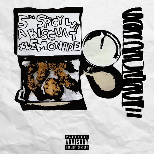 5PC SPICY W/ A BISCUIT + LEMONADE (Explicit)
