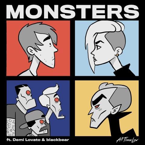 Monsters (feat. Demi Lovato and blackbear) (Explicit)