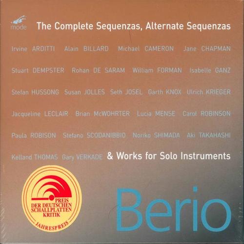 Berio: The Complete Sequenzas, Alternate Sequenzas & Works for Solo Instruments