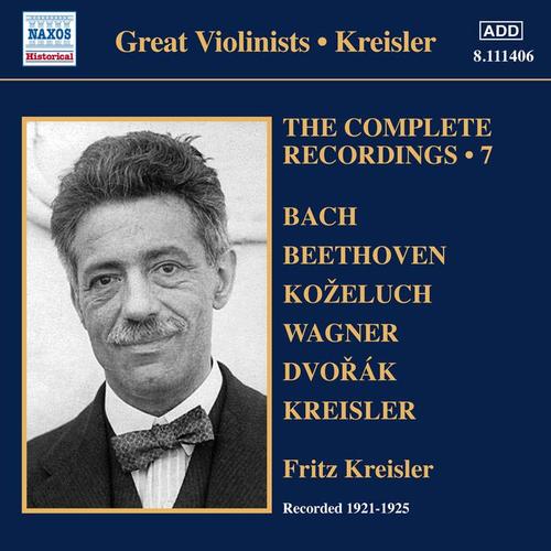 KREISLER, Fritz: Complete Recordings, Vol. 7 (1921-1925)