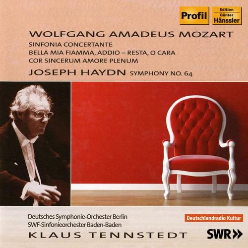 MOZART, W.A.: Sinfonia concertante, K. Anh. 104/320e / Bella mia fiamma / Cor sincerum amore plenum / HAYDN, J.: Symphony No. 64 (Tennstedt)