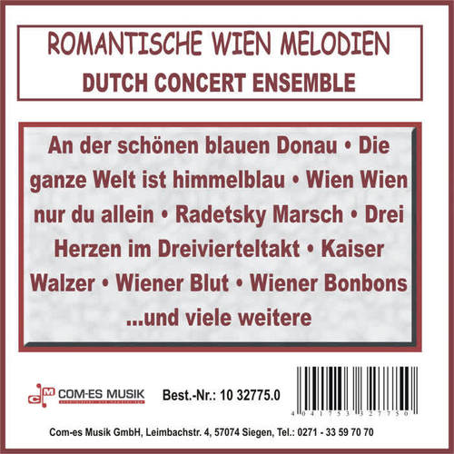 Romantische Wien Melodien