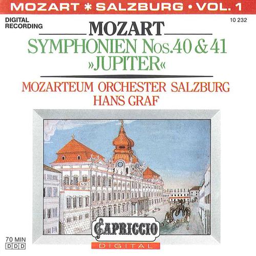 MOZART, W.A.: Symphonies, Vol. 1 (Salzburg Mozarteum Orchestra, Graf) - Nos. 40 and 41, 