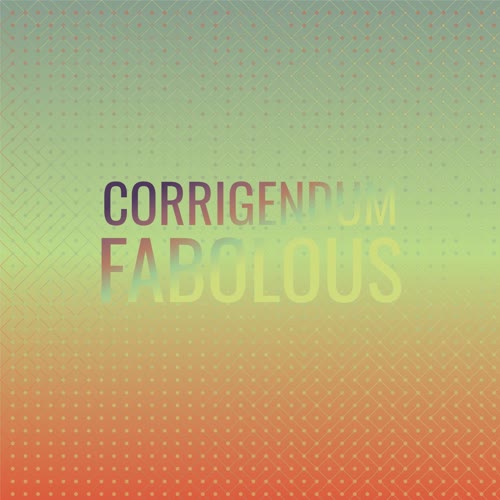 Corrigendum Fabolous