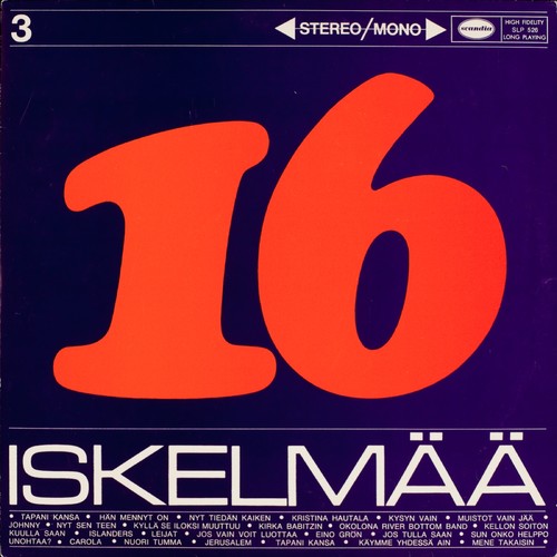 16 iskelmää 3