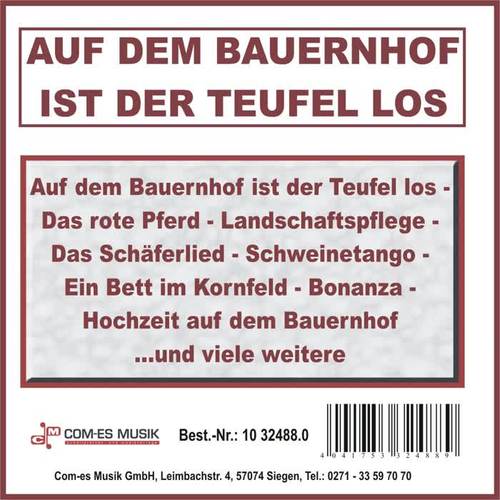 Auf dem Bauernhof ist der Teufel los