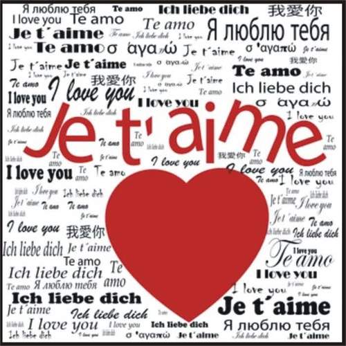 Je t'aime, I Love You, Ich liebe dich