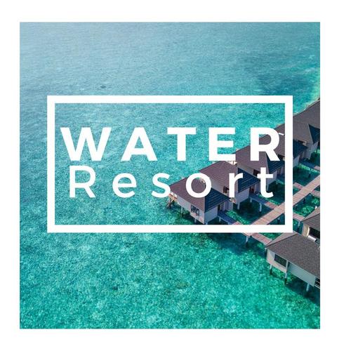 Water Resort: Holiday Hotel Spa Sounds with Sea, River, Waterfall