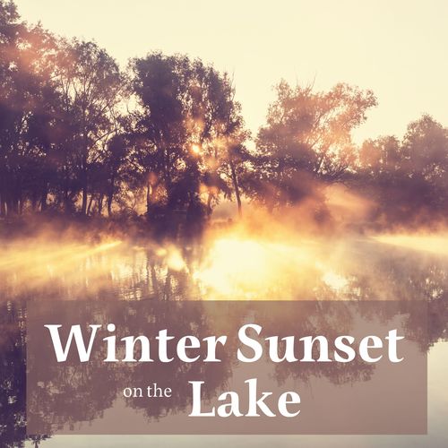 Winter Sunset on the Lake