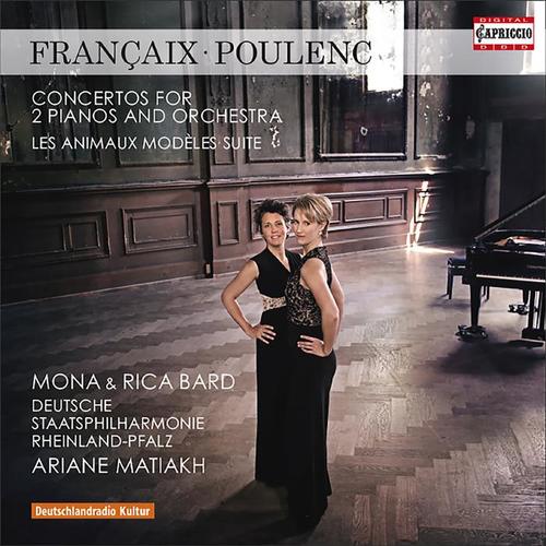 FRANÇAIX, J.: Double Piano Concerto / POULENC, F.: Concerto for 2 Pianos (M. and R. Bard, Rheinland-Pfalz State Philharmonic, Matiakh)